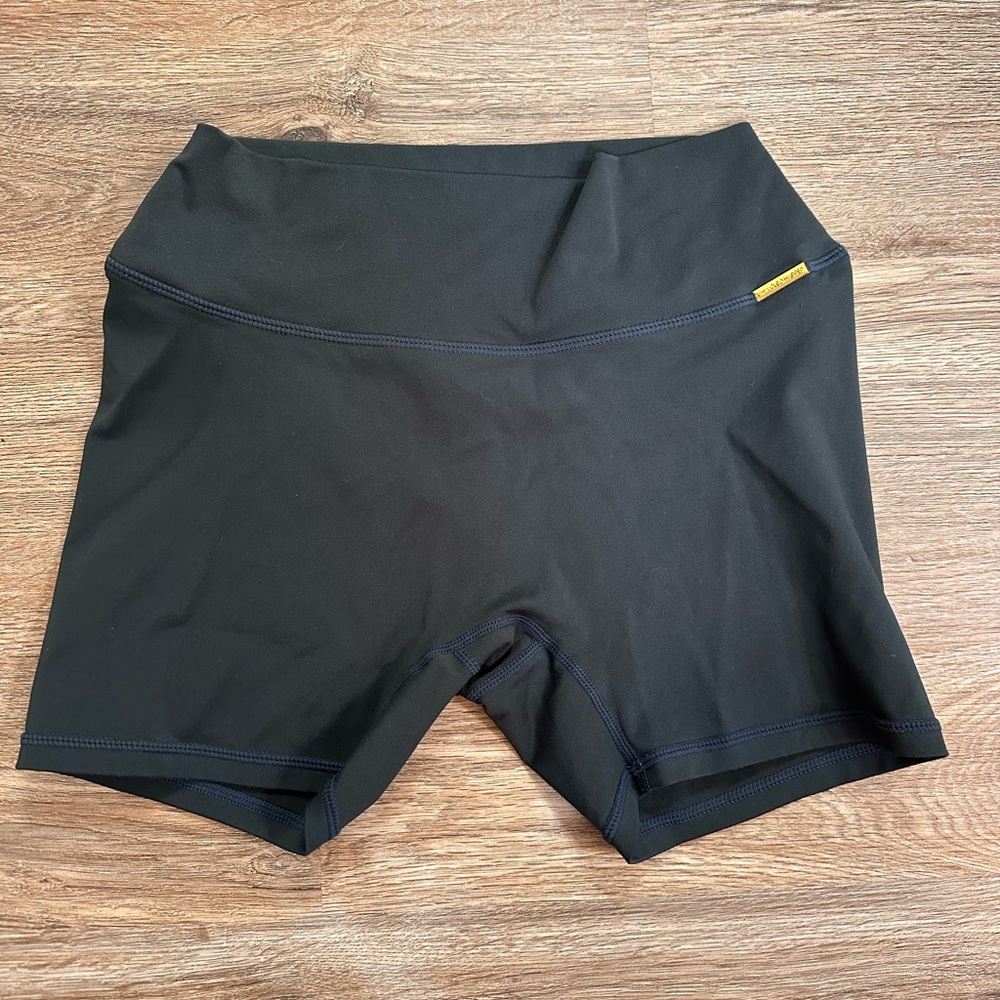 Cleo Harper x Kelsey Well’s Green Trail Shorts